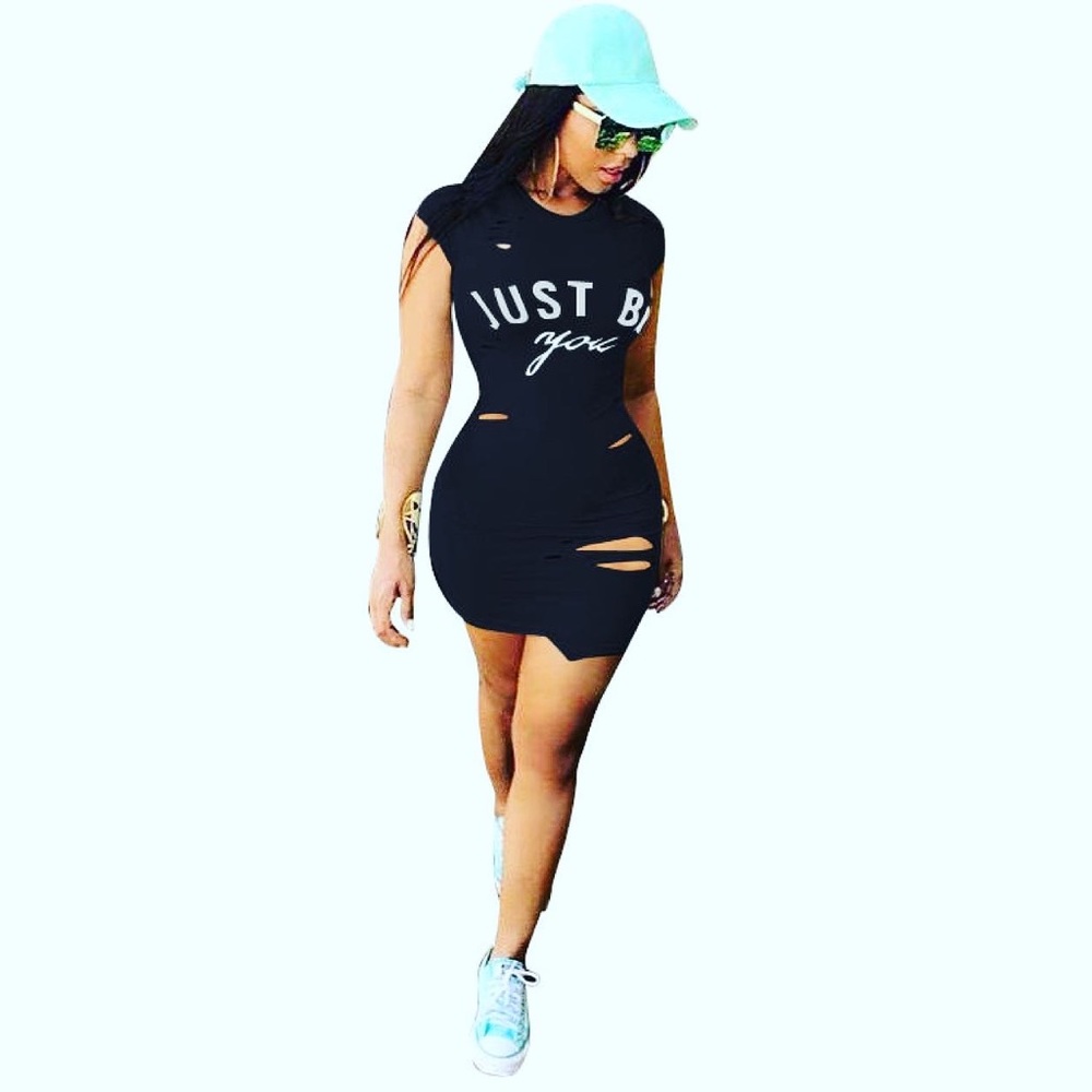 “Just Be you” fitted dress